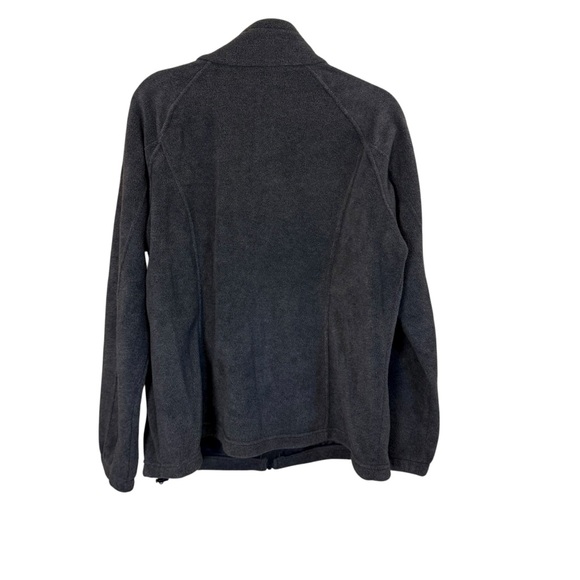 Women’s Columbia Charcoal Fleece Full Zip Jacket sz 1X - Picture 4 of 8